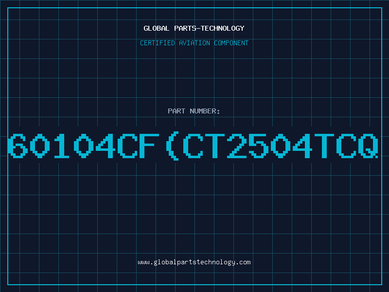 Aviation Part 60104CF(CT2504TCQ