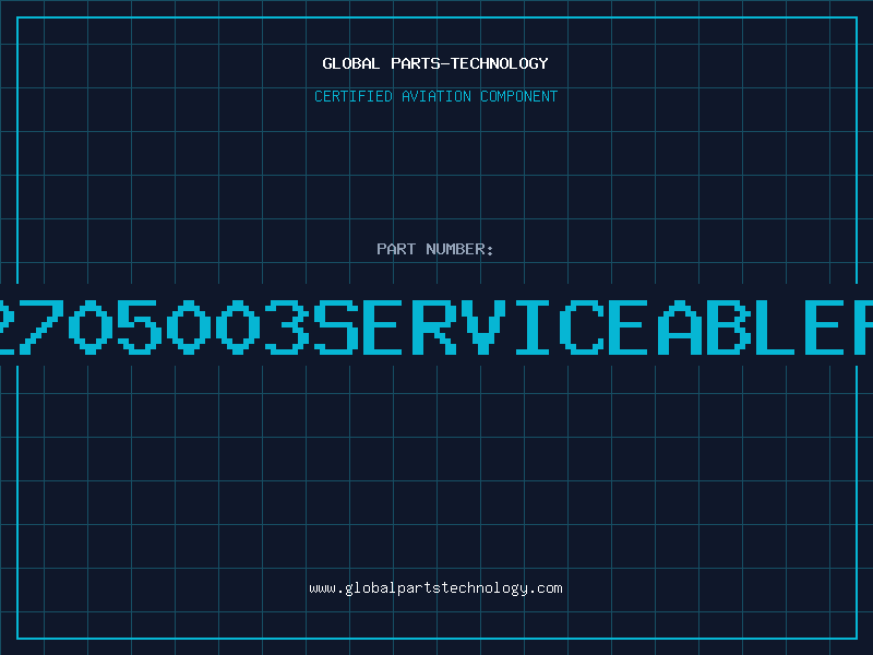 Aviation Part 6012705003serviceablepart
