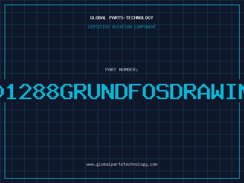 Aviation Part 601288GRUNDFOSDRAWING