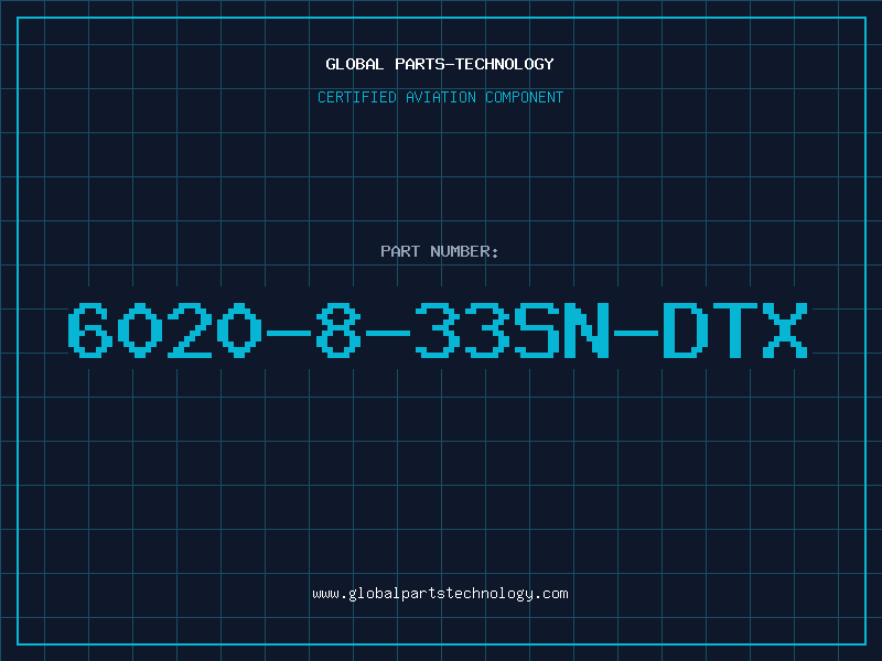 Aviation Part 6020-8-33SN-DTX
