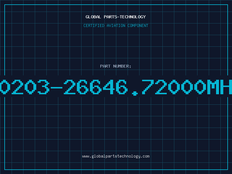 Aviation Part 60203-26646.72000MHZ