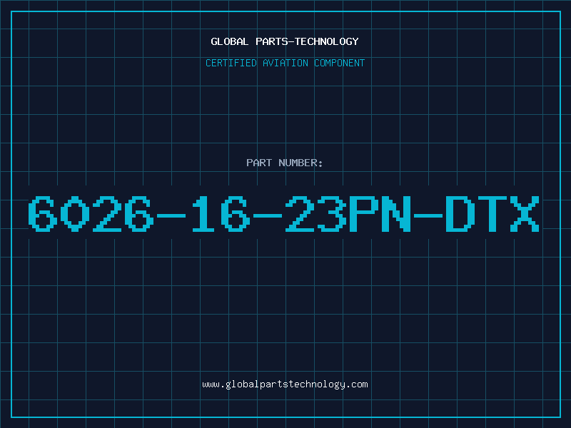 Aviation Part 6026-16-23PN-DTX