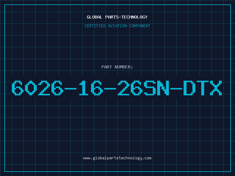 Aviation Part 6026-16-26SN-DTX