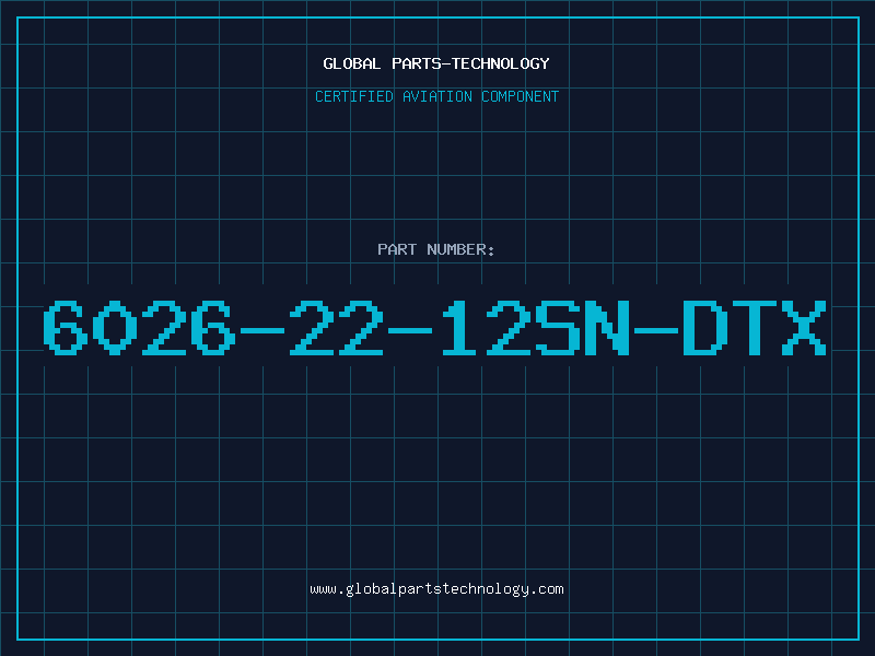 Aviation Part 6026-22-12SN-DTX