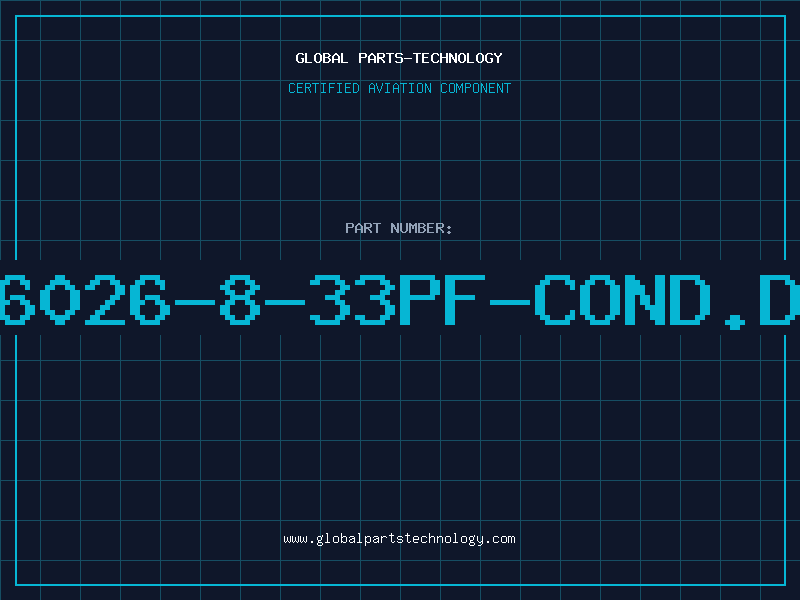 Aviation Part 6026-8-33PF-COND.D
