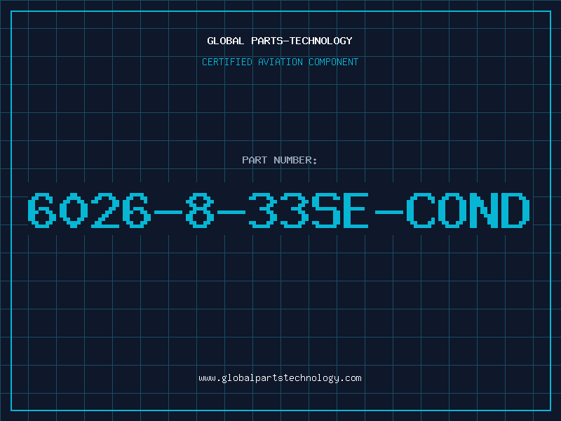 Aviation Part 6026-8-33SE-COND