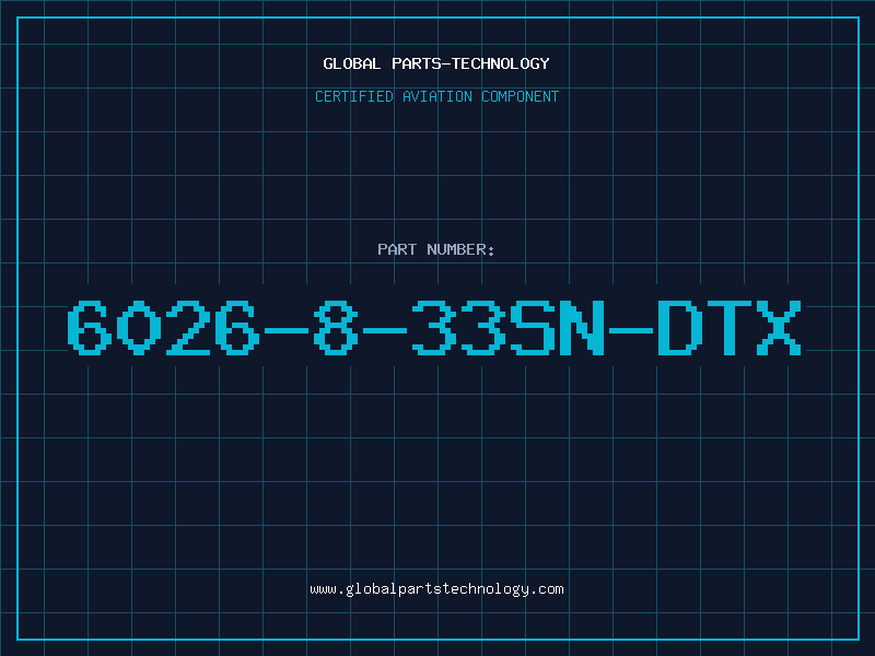 Aviation Part 6026-8-33SN-DTX