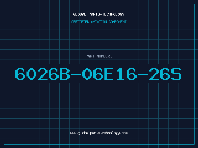 Aviation Part 6026B-06E16-26S