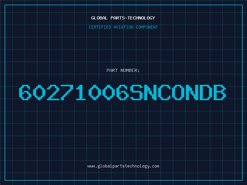 Aviation Part 60271006SNCONDB