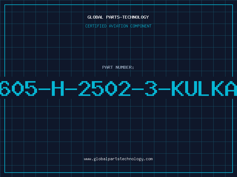 Aviation Part 605-H-2502-3-KULKA