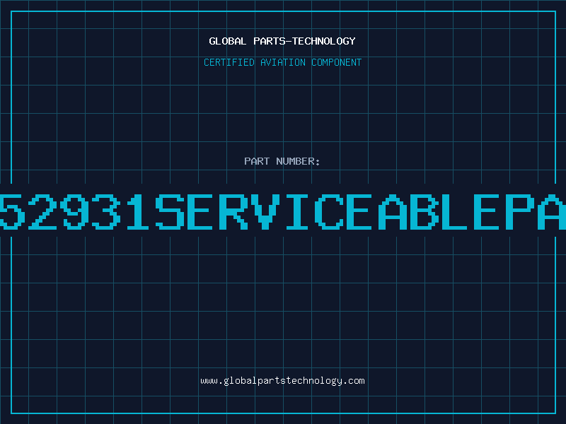 Aviation Part 6052931serviceablepart
