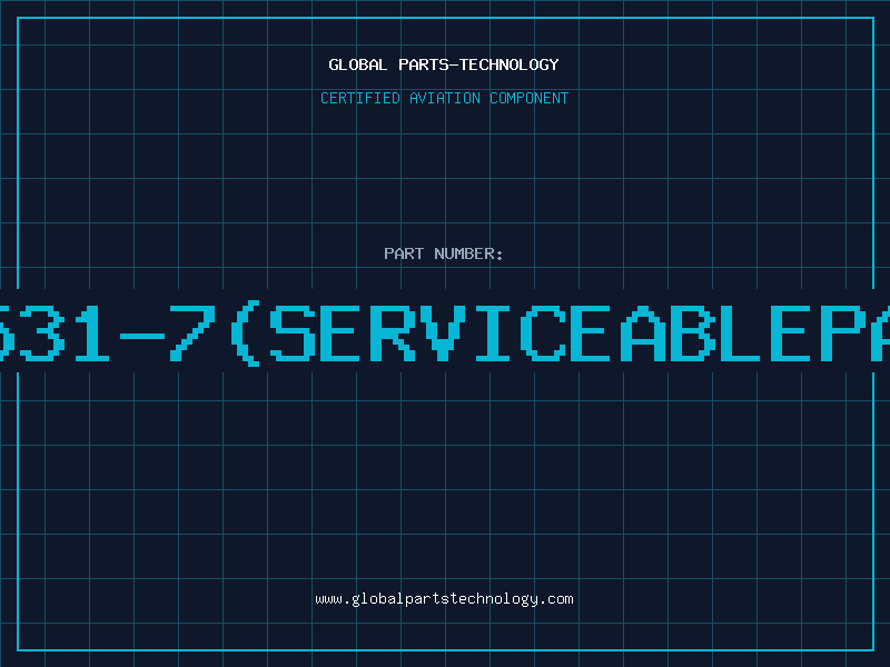 Aviation Part 60531-7(serviceablepart