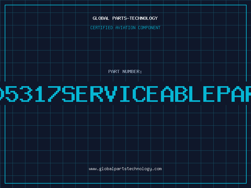 Aviation Part 605317serviceablepart