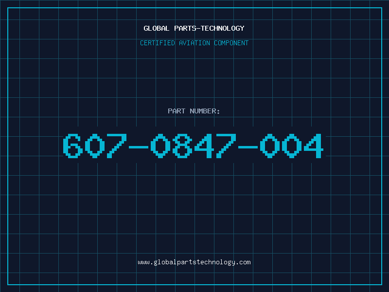 Aviation Part 607-0847-004