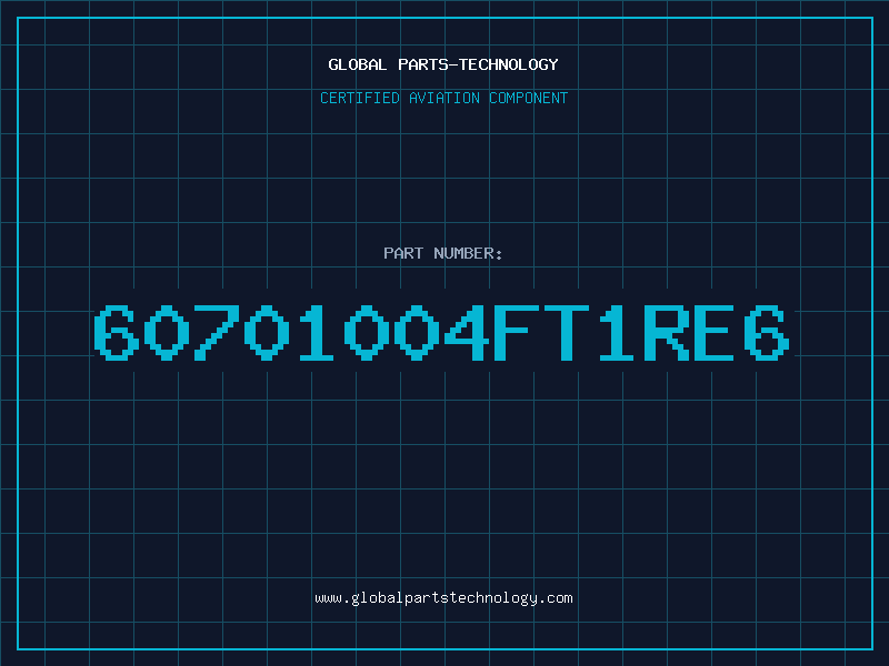 Aviation Part 60701004FT1RE6