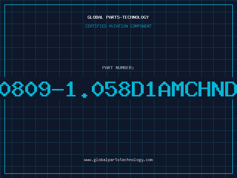 Aviation Part 60809-1.058D1AMCHNDT