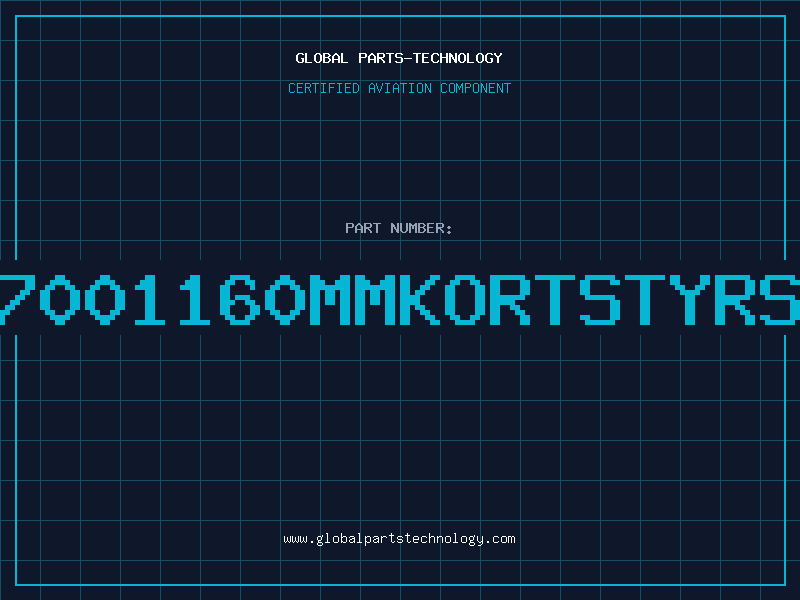 Aviation Part 60817001160MMKORTSTYRSKENA