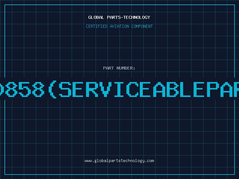 Aviation Part 60858serviceablepart
