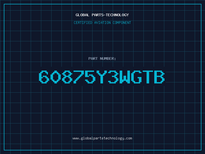 Aviation Part 60875Y3WGTB