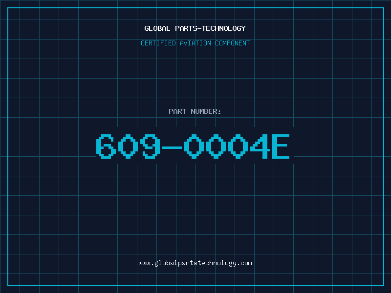 Aviation Part 609-0004E