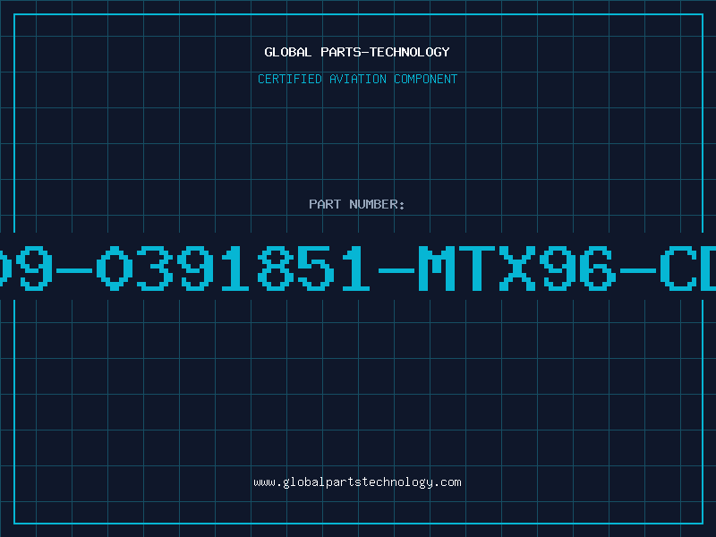 Aviation Part 609-0391851-MTX96-CDS