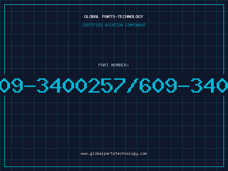 Aviation Part 609-3400257/609-3400