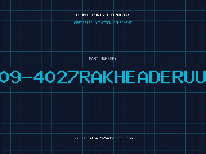 Aviation Part 609-4027RAKHEADERUUT