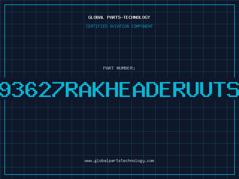 Aviation Part 6093627RAKHEADERUUTSKJ