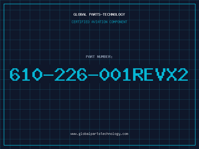 Aviation Part 610-226-001REVX2