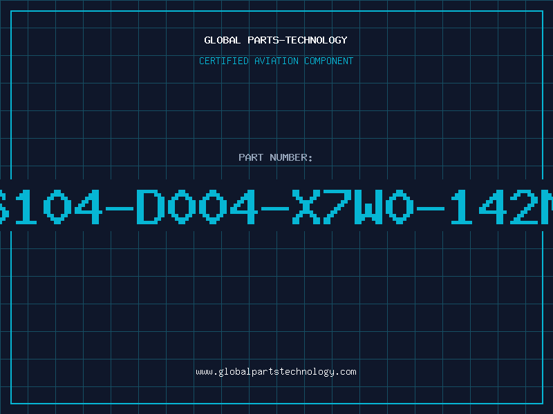 Aviation Part 6104-D004-X7W0-142M