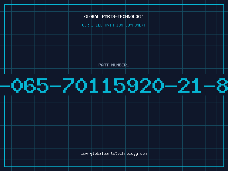 Aviation Part 6110-01-065-70115920-21-875-6072