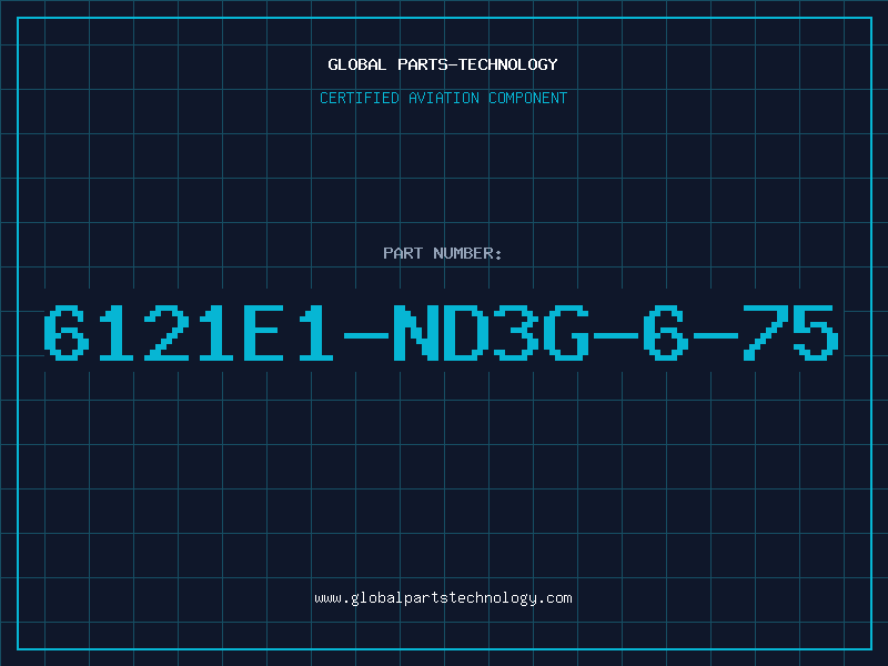 Aviation Part 6121E1-ND3G-6-75