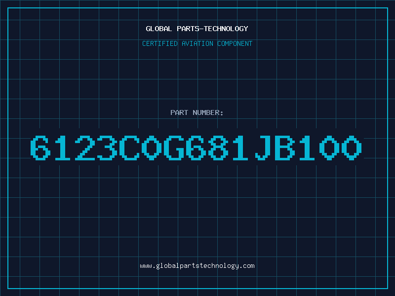 Aviation Part 6123C0G681JB100