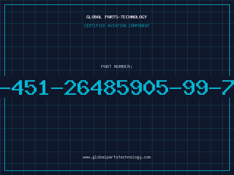 Aviation Part 6130-00-451-26485905-99-719-2677