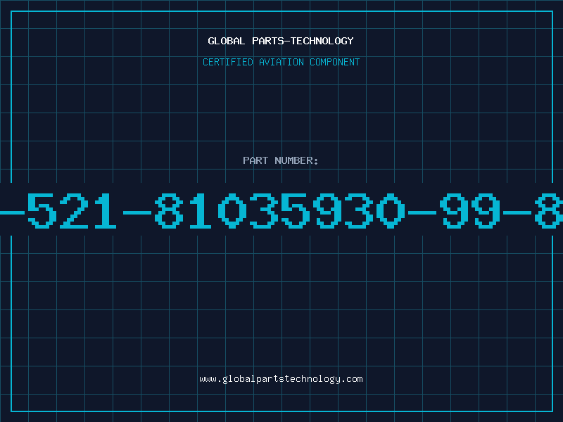 Aviation Part 6130-00-521-81035930-99-802-5651