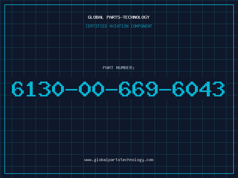 Aviation Part 6130-00-669-6043