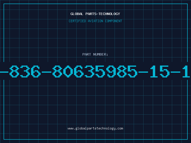 Aviation Part 6130-00-836-80635985-15-167-6037