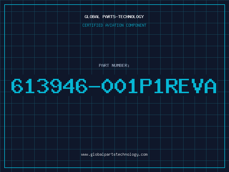 Aviation Part 613946-001P1REVA