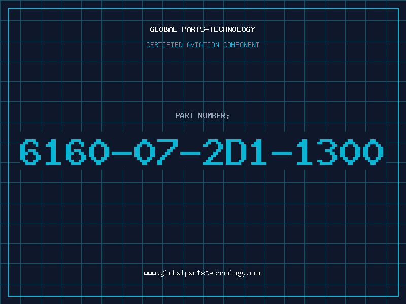 Aviation Part 6160-07-2D1-1300