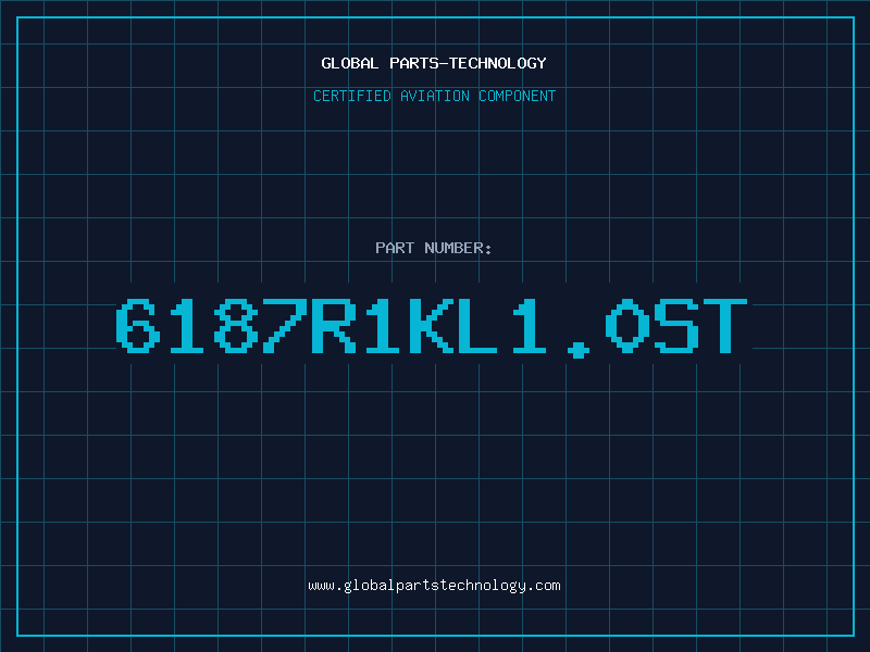 Aviation Part 6187R1KL1.0ST