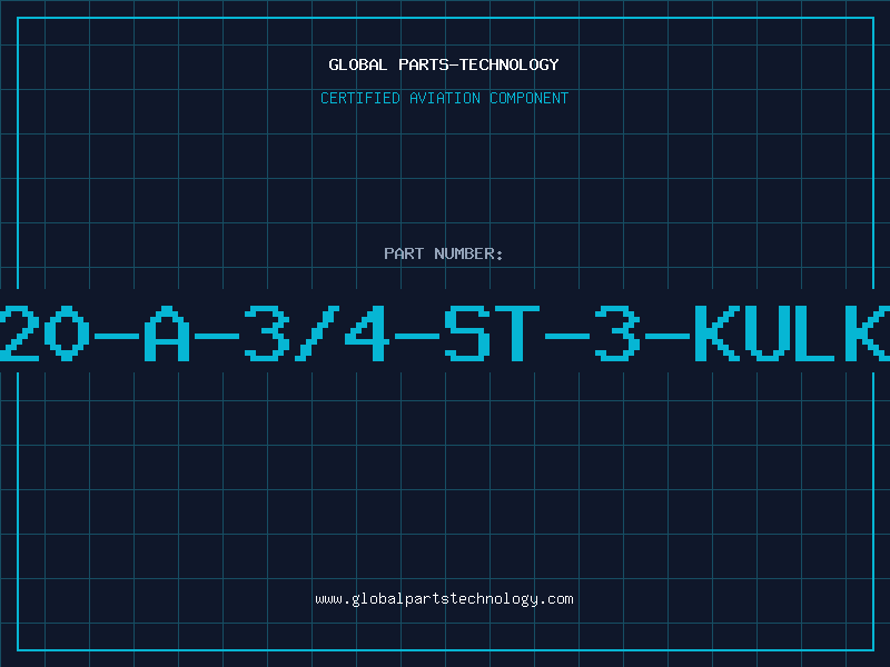 Aviation Part 620-A-3/4-ST-3-KULKA