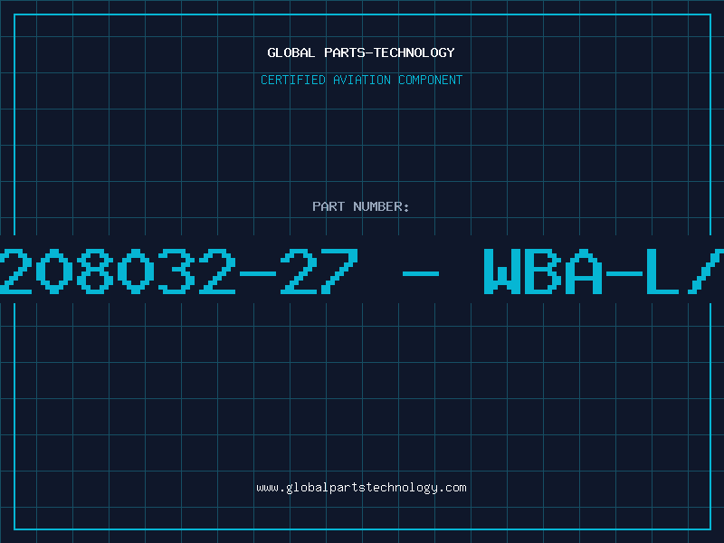 Aviation Part 6208032-27 - WBA-L/H