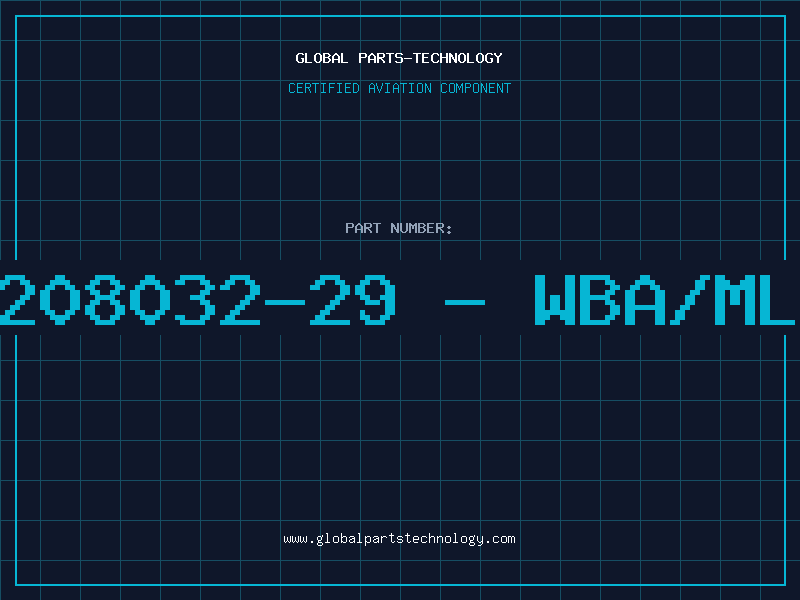 Aviation Part 6208032-29 - WBA/MLG