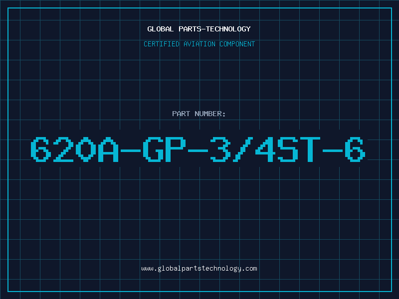 Aviation Part 620A-GP-3/4ST-6