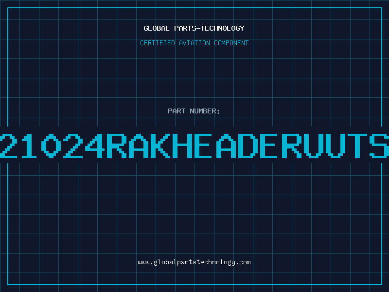 Aviation Part 6221024RAKHEADERUUTSKJ