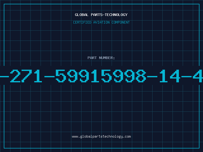 Aviation Part 6240-00-271-59915998-14-460-9272