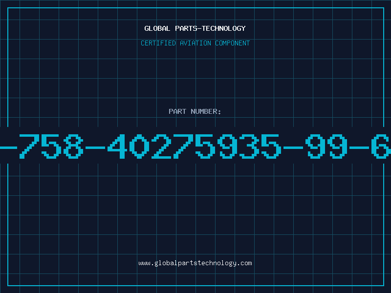 Aviation Part 6240-00-758-40275935-99-622-9727