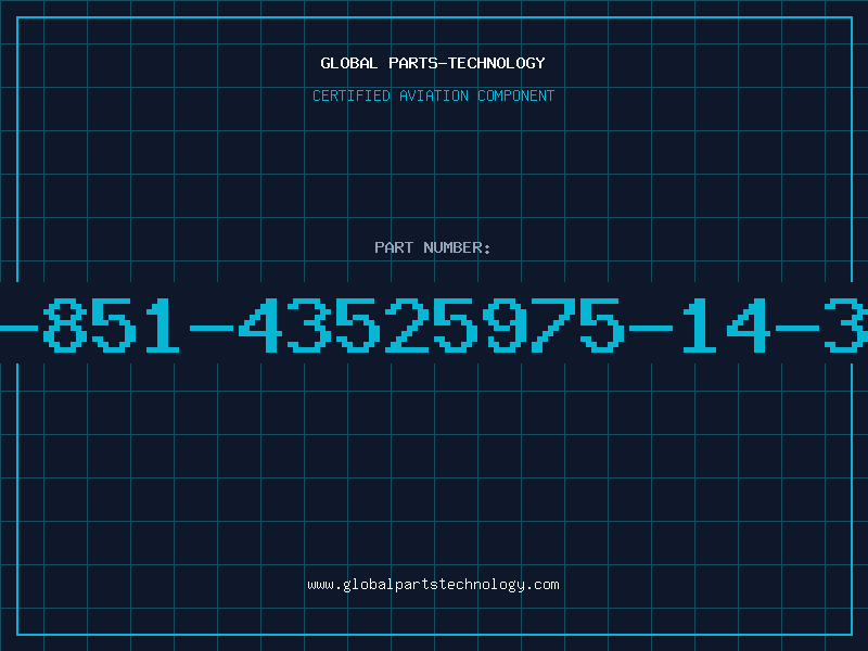 Aviation Part 6240-00-851-43525975-14-383-3003