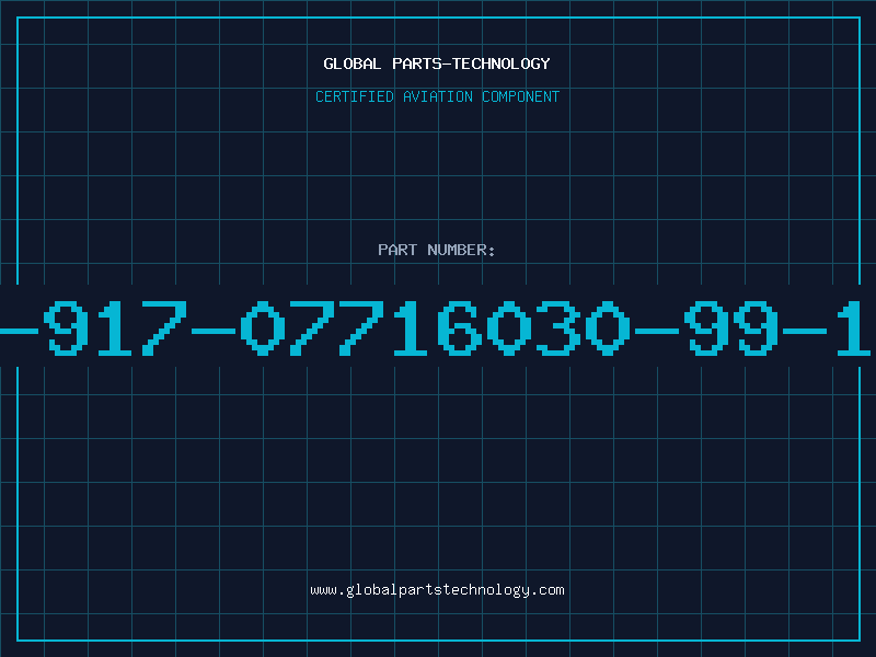Aviation Part 6240-00-917-07716030-99-169-0501