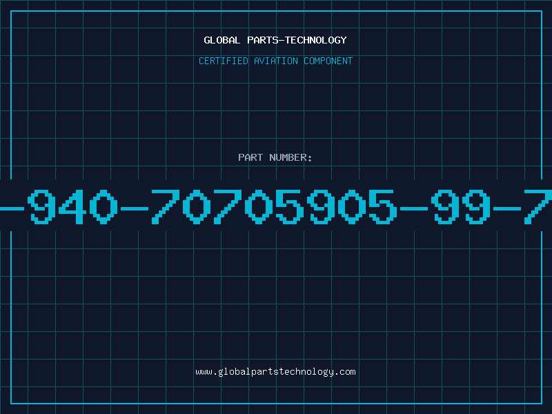 Aviation Part 6240-00-940-70705905-99-797-3470